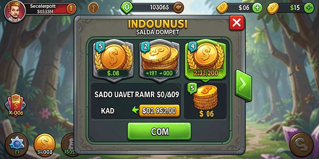 Fitur bonus yang menggiurkan dan mudah diakses.