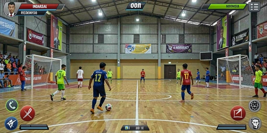 Grafis yang cerah menambah keseruan bermain.
