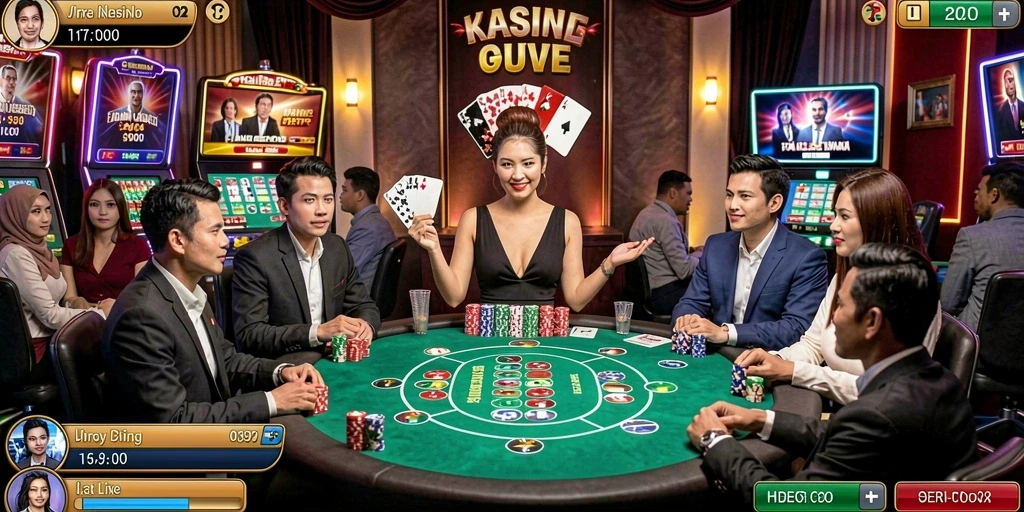 Momen kemenangan besar saat mendapatkan jackpot.